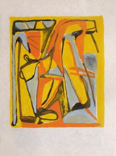 Bram van velde - van, lithographie