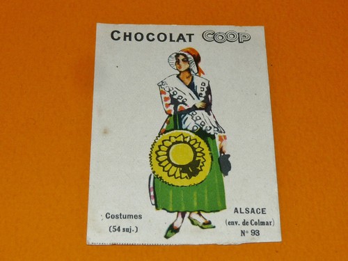 Chromo chocolats coop 1932 - chocolats,