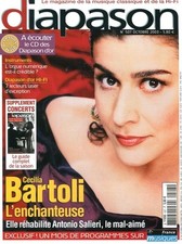 Diapason #507 -Cecilia BARTOLI- Orgue numérique,... + CD exclusif !