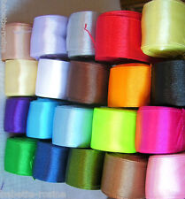 RUBAN SATIN UNI 38 mm X 1,50 mètre Coloris au choix  SCRAPBOOKING COUTURE NOEUD