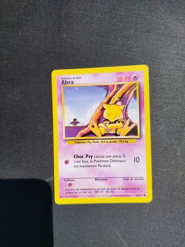 Carte pokémon wizards - , abra