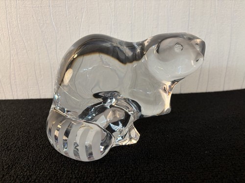 Raton laveur cristal daum - laveur,