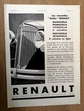 ▬►Publicité de 1931 - RENAULT automobile  Stella - Monastella - Vivastell - 1597