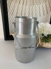 425⚜️ Ancien Pot à Lait Bidon en Aluminium L'alu-Rex 2 Litres Vintage Haut 22 Cm