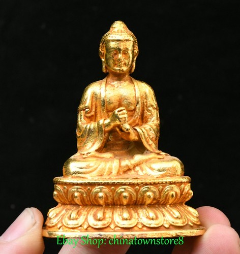 Old tibet bronze sit - 2.7'',