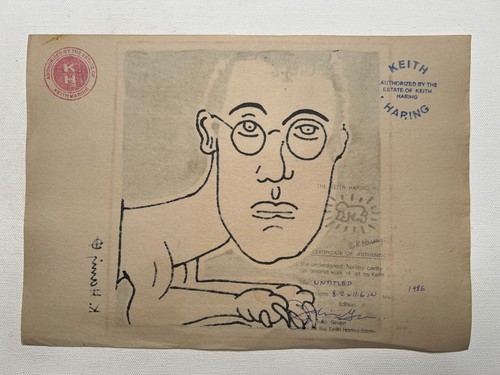 Keith haring dessin - sur, papier