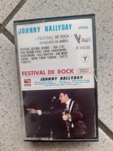 Johnny hallyday k7 audio - 1,