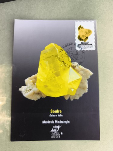 F2606 carte maximum soufre - carte,