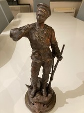 soldat bronze signé CHARLES  ANFLIE (1833-1905)