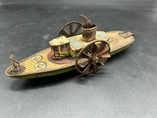 Bateau Jouet Tôle Mécanique Gunthermann