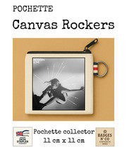 Pochette Zaho de Sagazan Canvas Rocker 11x11 cm pop électro poétique