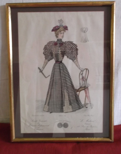 Gravure mode époque 1900 - gravure,