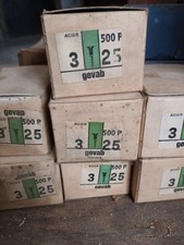 Vis bois tete fraisee fendue acier 3x25 Boîte De 500 