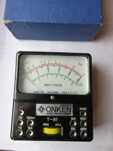 Multimètre analogique onken - multimètre,