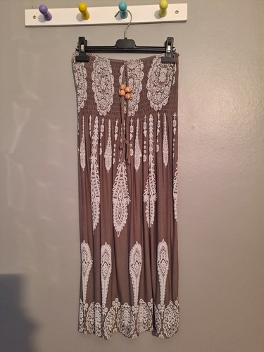 Robe bustier marron - , blanche