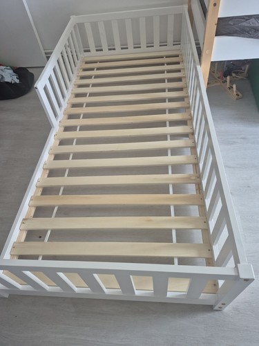 Lit enfant bois blanc - , 90x200