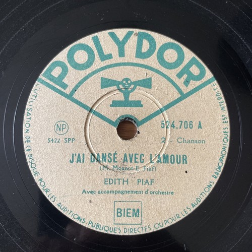 Rpm edith piaf - 78,