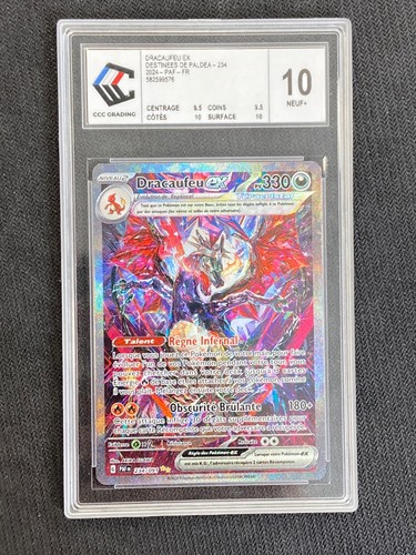 Carte pokémon dracaufeu - carte, ex