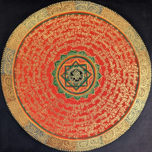 Thangka tibet peinture - thangka, tibet.