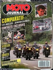 Catalogue / Brochure Moto Journal HONDA GOLDWING/KAWASAKI VOYAGER de 1987