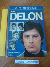 LIVRE ALBUM PHOTOS ALAIN DELON PHILIPPE BARBIER 1982 CINEMA