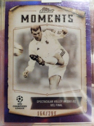 Zinedine zidane topps finest - zinedine,