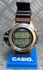 1997 CASIO ⌚️ DEP-700 ✅ TITANIUM Diver Watch Depth Thermo ► TWIN SENSOR 🔴 Japan