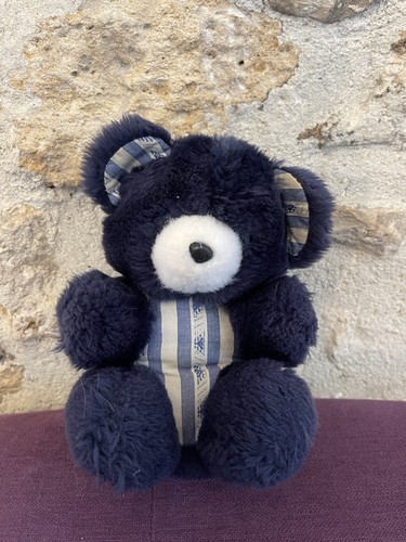 Doudou ours bleu - ours,