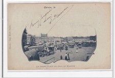 CARVIN : le grand place un jour de marché - etat