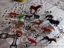 Lot d 'animaux de ferme. 🇨🇵🇨🇵  189g🐖🐴🫏🐎🐄N°4