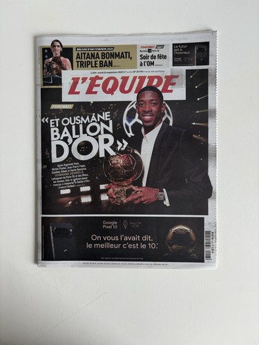 Journal equipe 23 - journal, l'equipe