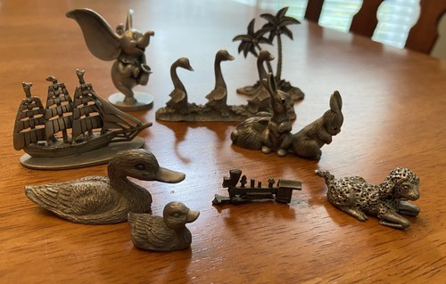 Vintage pewter pieces lot - pewter, pieces,