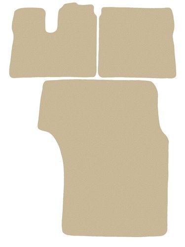 Beige velour tapis sol - beige, de