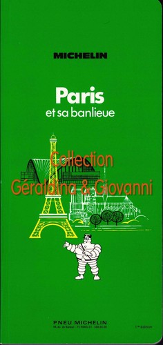 Guide vert michelin paris - guide, de