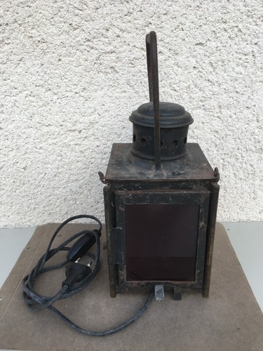 Ancienne lampe sncf - lampe, /