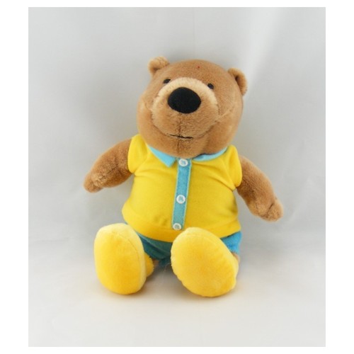 Doudou ours pull jaune short