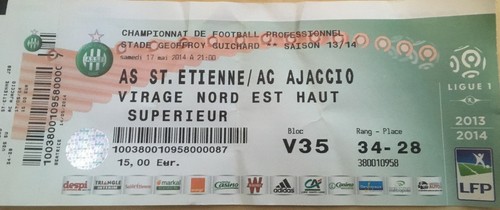 Billet match ligue 1 - match,