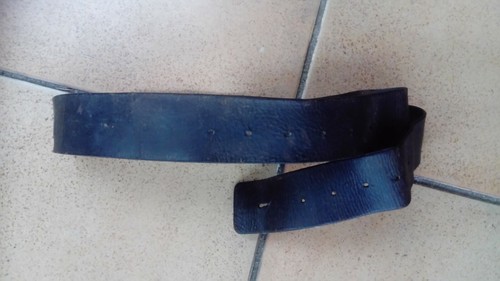 Ceinturon cuir militaire - cuir,