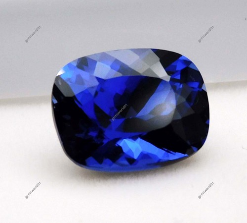 Coussin tanzanite bleue - en,