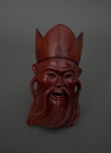 Petit masque japonais bois - petit,