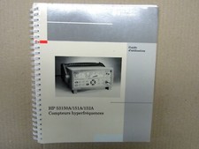 manuel HP 53150A/53151A/53152A compteurs hyperfréquences guide d'utilisation Fr