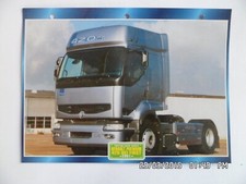 CARTE FICHE CAMION TRACTEUR