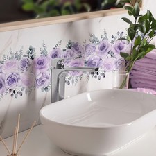 Stickers Carrelage PVC pour Cuisine et Salle de Bain Facile ?? Nettoyer et Imper