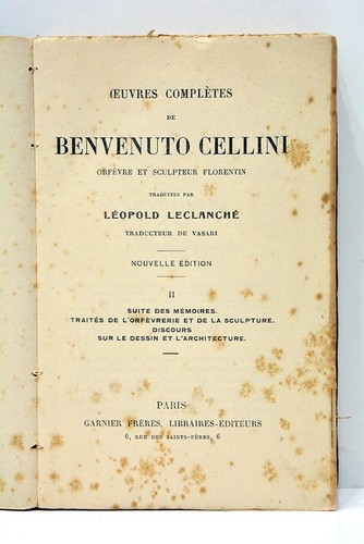 Livre ancien leclanche cellini - livre,