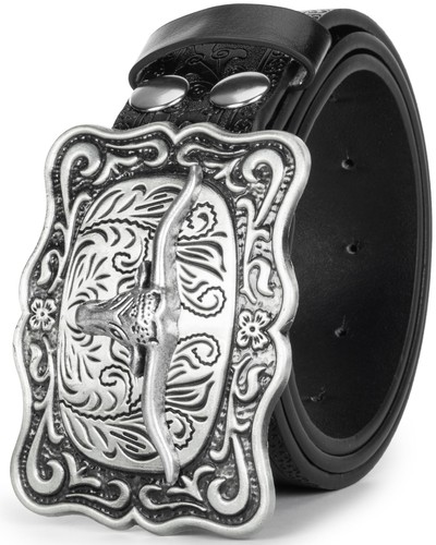 Boucle ceinture cuir - boucle, de