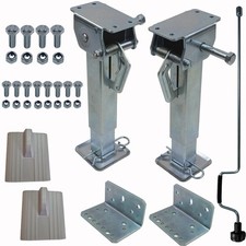 2 Support de Manivelle Plaque Tournante Hubmatic Camping-Car Remorque 330-535 MM