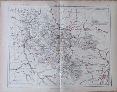 Carte geographique xixeme - xixeme, de