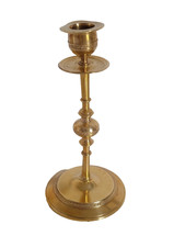 Ancien bougeoir en cuivre de style Empire - Ht.19,5cm - 19ème - Laiton Bronze