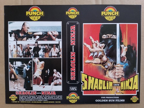 Jaquette vhs shaolin contre - jaquette,