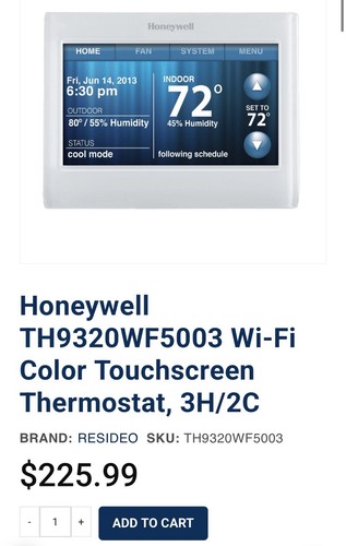 Honeywell th9320wf5003 fi - honeywell,